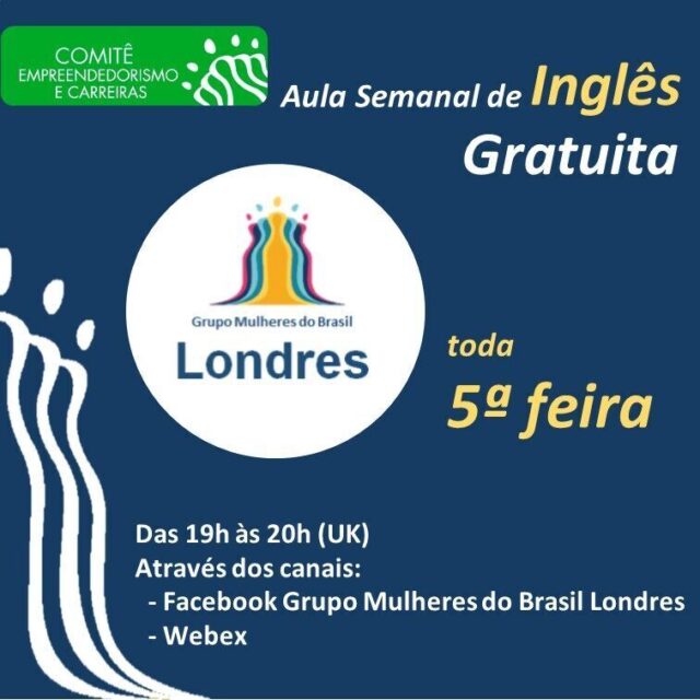 Aulas de Inglês Grátis